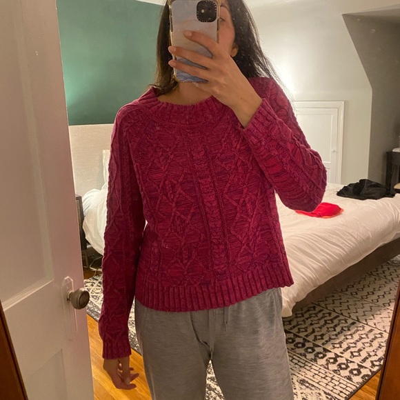 2021 season GAP pink sweater - Picture 1 of 4